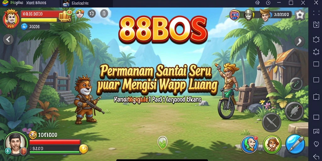 Screenshot gameplay 88BOS yang menggambarkan keseruan bermain.