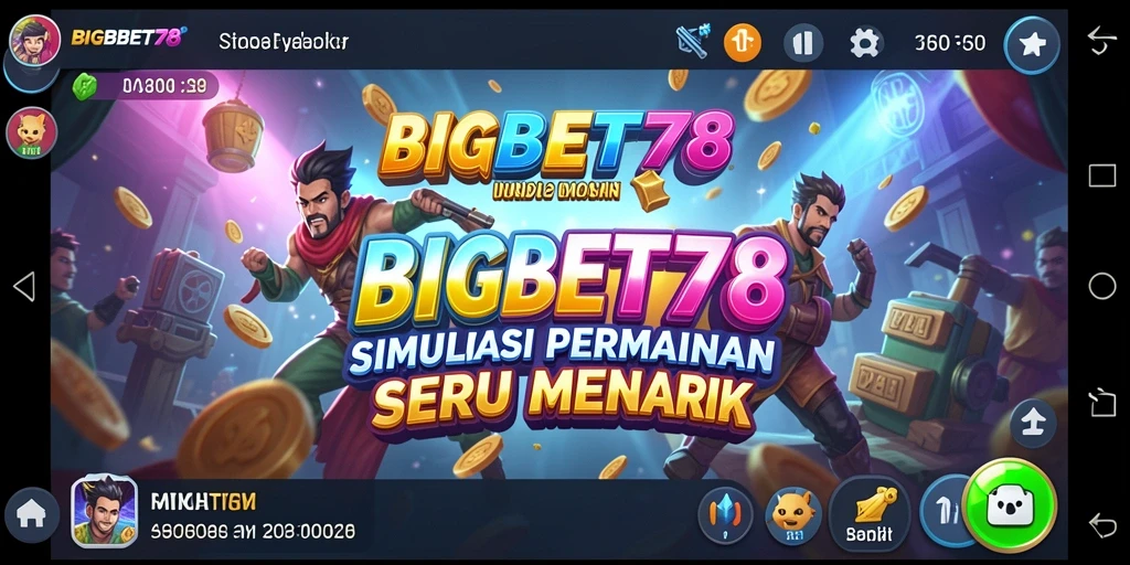Tampilan menarik dari gameplay BIGBET78 dengan fitur Simulation yang mendalam.