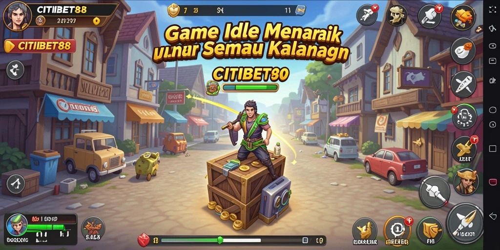 Tampilan gameplay menarik dari CITIBET88 dengan elemen Idle yang memikat.