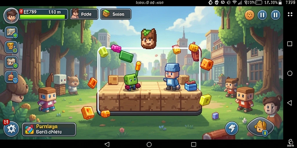 Screenshot gameplay EE789 menampilkan tantangan Puzzle yang menarik.