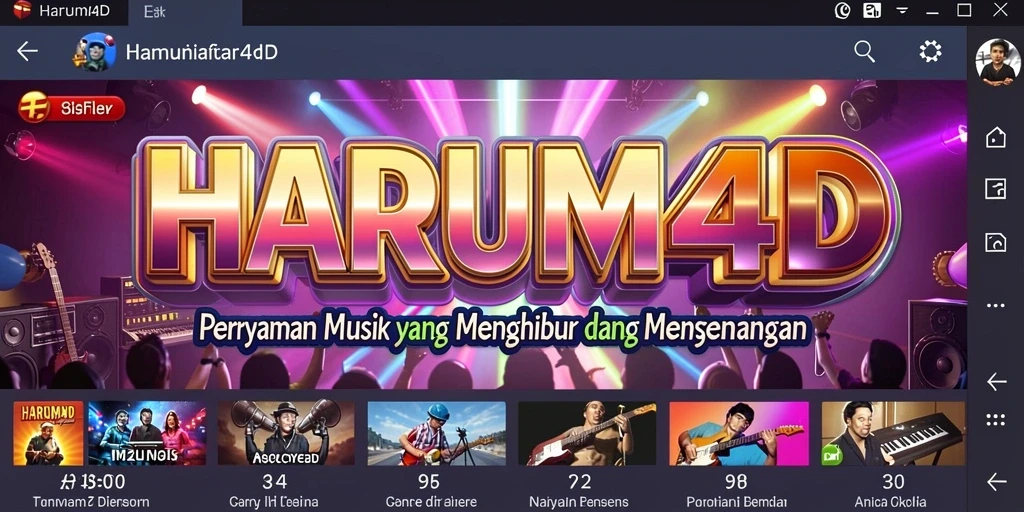 Tampilan gameplay yang seru dan interaktif dalam HARUM4D.