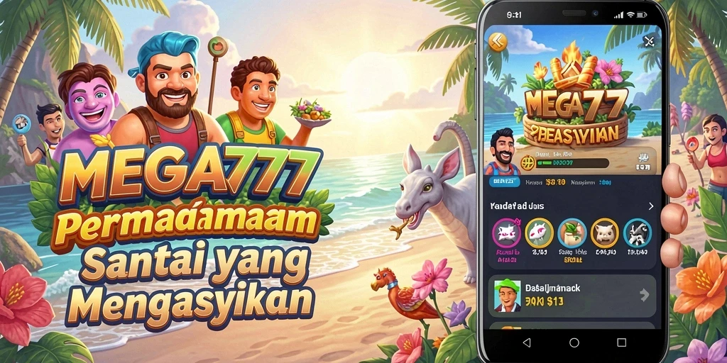 Screenshot gameplay yang menampilkan keseruan MEGA777.