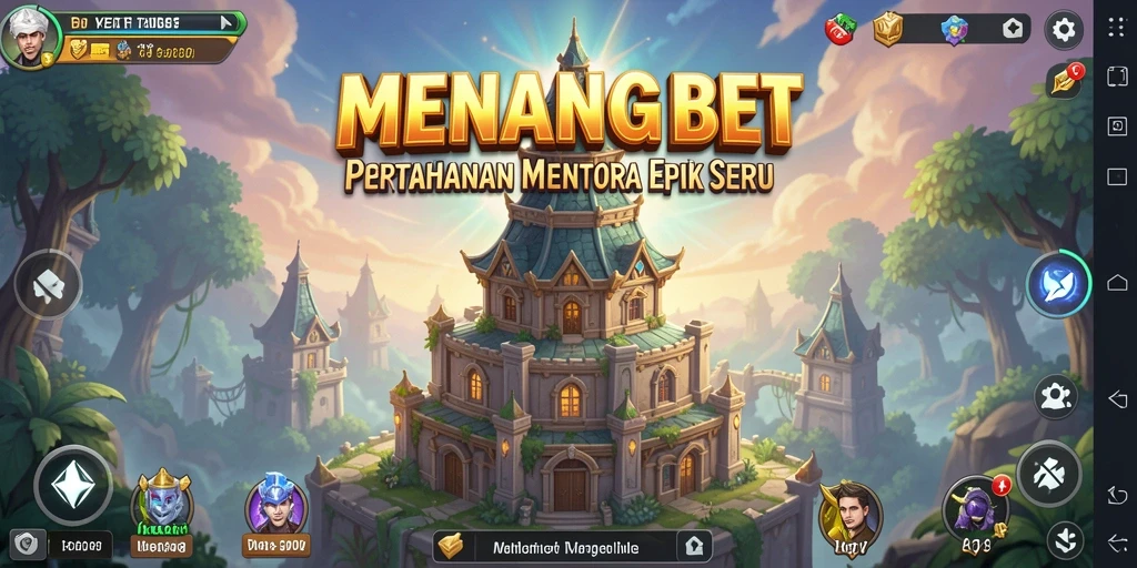 Tampilan gameplay MENANGBET dengan aksi Tower Defense yang seru.