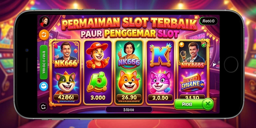 Gameplay NK666 yang menarik dengan grafis slot yang menawan.