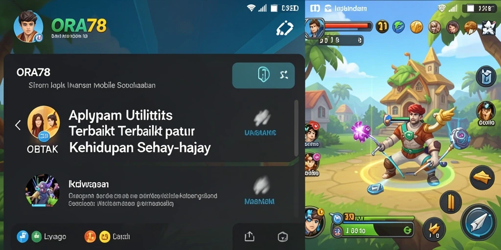 Tampilan antarmuka ORA78 yang menarik dan mudah digunakan.