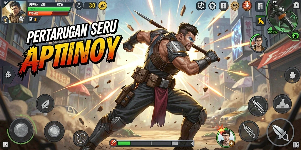 Gameplay intens dengan pertarungan seru di PPRRYY.