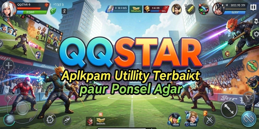 Tampilan antarmuka QQSTAR yang praktis dan sederhana.