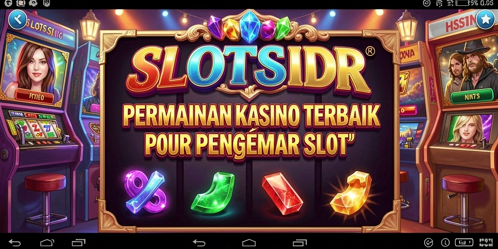 Tampilan interaktif gameplay SLOTSIDR yang mendebarkan.